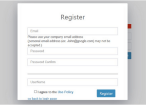 scms registration screenshot